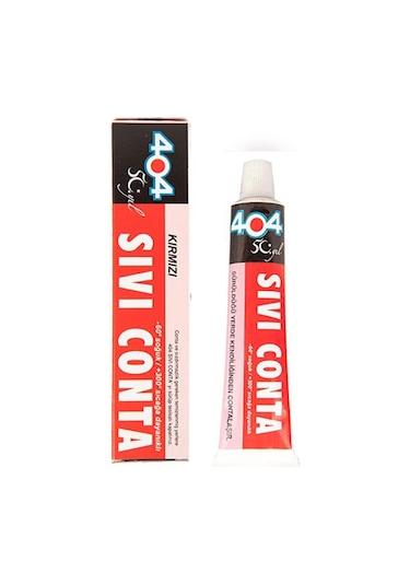 404 Kırmızı Yüksek Isıya Dayanıklı Sıvı Conta 45 G