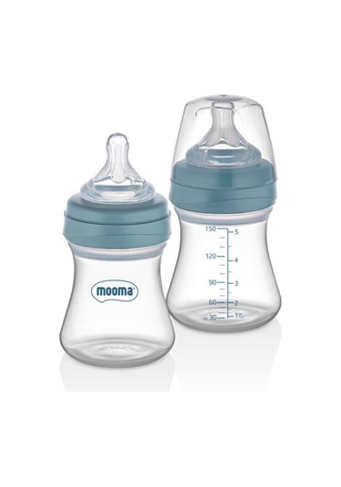Mooma Kindy Biberon 150 Ml 0-6 Ay Mavi