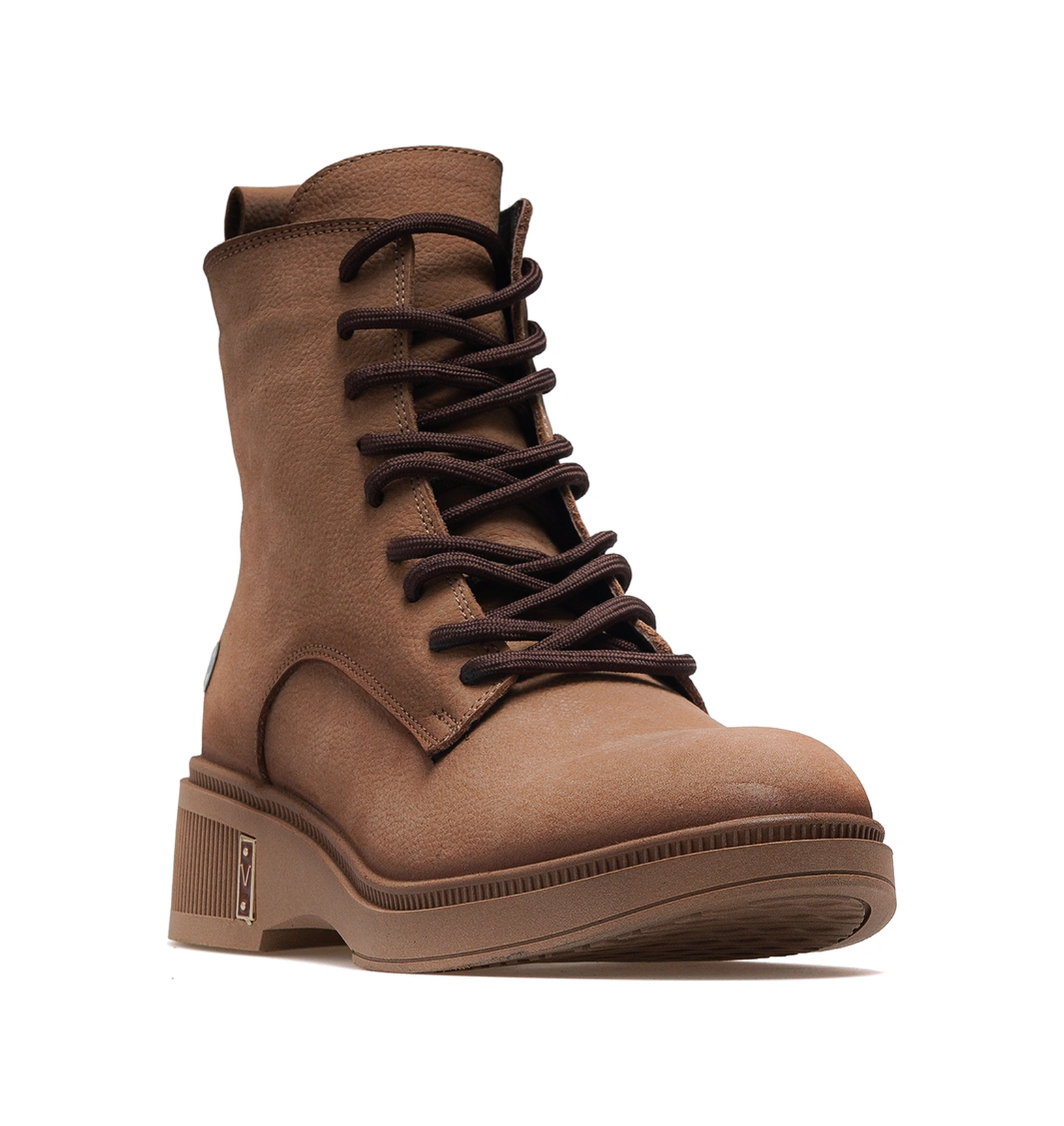 Mammamia Kadın Hakiki Deri Postal Günlük Bot 25k D25kb-8140 Z Bej Nubuk Bej Nubuk