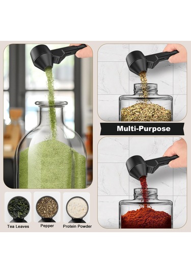 Shineyee Kahve Dolum Sporu Ve Lehim Seti - Yeniden Kullanılabilir K-kapsüllere Uygun, Taşaklı, Kolay Temizlenir, Sızıntı Yok, Siyah Abs Malzeme Kahve Aksesuarı Siyah