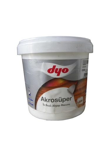 Dyo Akrosüper Su Bazlı Ahşap Macunu 1,25 kg