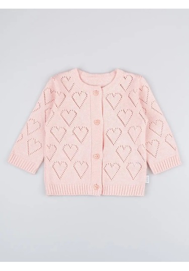 Leo Kız Çocuklar İçin Örgü Ceket Kazak 70317884 Pembe