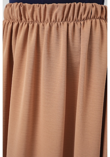 Bigdart Kadın Uzun Ayrobin Etek 8050 - Camel