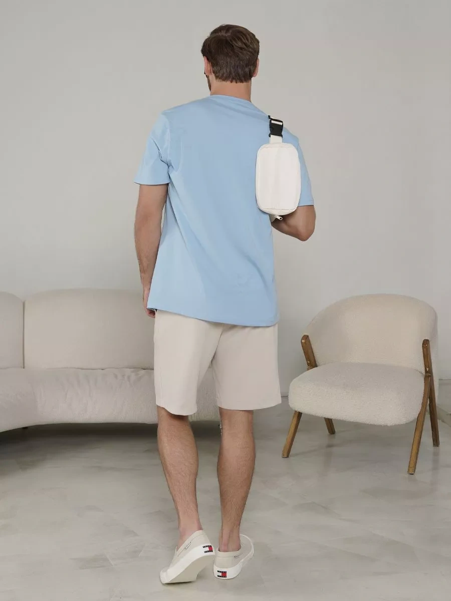 Lajkı-majkı Mavi Düz Tişört 170184833 Açık Mavi