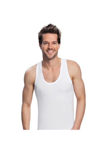 Nbb 708 Erkek Likralı Atlet Gri