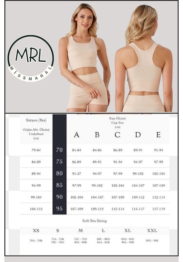 Kadın Ten Rengi Sporcu Sütyeni Pedli Likralı Destekleyici Su Sporları Koşu Fitness Dans Sports Bra Ten Rengi