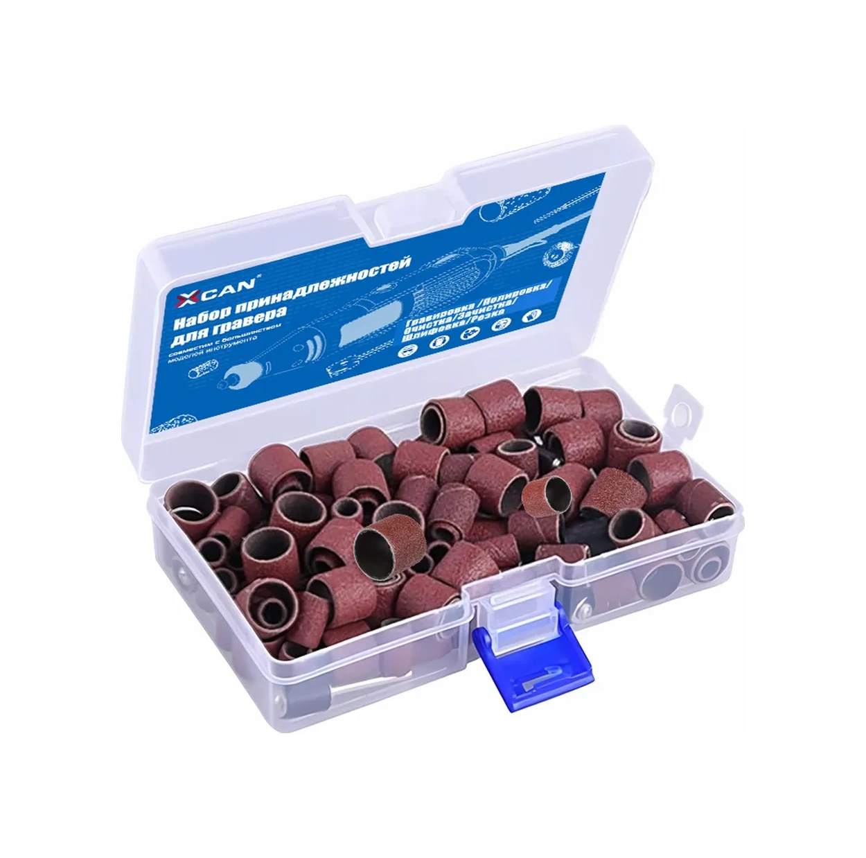 Xcan Graver İçin 384 Parçalık Zımpara Tamburları Seti 313241798