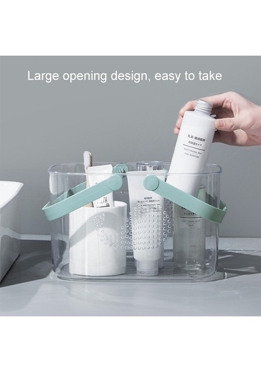 Sones Taşınabilir Banyo Sepeti Boşaltma Depolama Sepeti Sarı