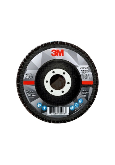 3M 769F G40 115Mm Flap Dısk (10 Adet)