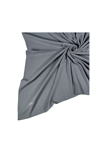Tuana Eşarp Pamuk Jazz Eşarp 110x110cm Koyu Gri