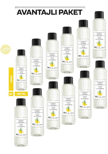 Hunca 80 Derece Limon Kolonyası Pet Şişe 12 x 400 ML