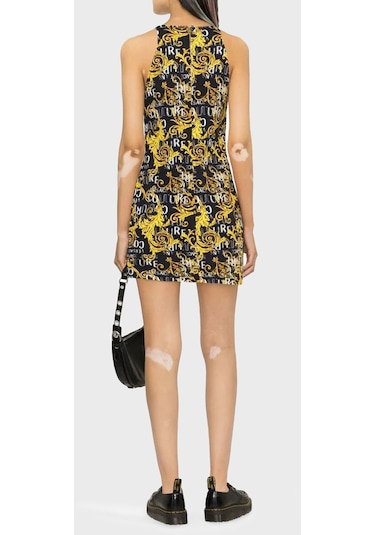 Versace Jeans Couture Bayan Elbise 74hao959 Es042l54 G89 Siyah Versace Jeans Couture Bayan Elbise 74hao959 Es042l54 G89 Siyah