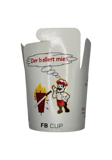 Fb Cup Döner Box Beyaz Food Box 26 Oz 500 Adet