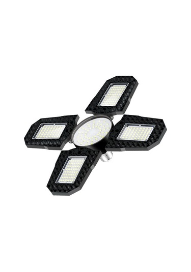 Novahub 100w E27 Katlanabilir Endüstriyel Garaj Lambası, 6000k Soğuk Beyaz, Su Geçirmez, Pratik, Dayanıklı, Mutfak/ticari/karavan