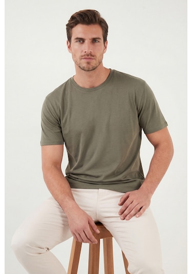 Buratti Erkek T Shirt 5902985 Haki Haki