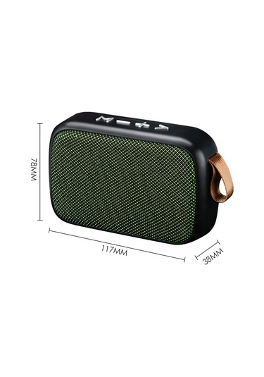 Bluetooth Hoparlör Kablosuz Ses Siyah