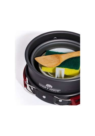 Onoff Kamp Kampçı Şefi: Tencere, Tava Ve Çay Seti ttcay-2938 Antrasit