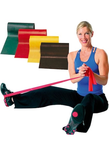 Terabant Egzersiz Bandı - Thera Band - Theraband - Gri