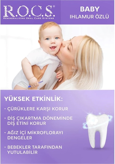 R.o.c.s. Baby 0-3 Yaş Ihlamur Özlü Diş Macunu 35ml