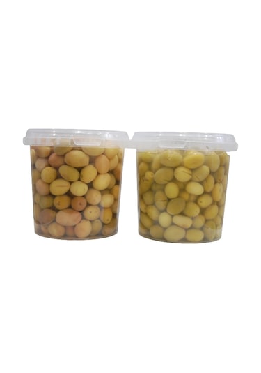 Sadıcım Çizik 650 Gr + Kırma 650 Gr Yeşil Zeytin Pet Kavanoz