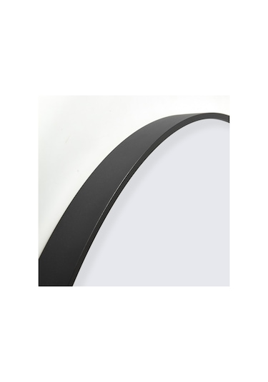 Ayna / Dekoratif Ayna / Yuvarlak Ayna / Banyo Ayna / Makyaj Ayna / Duvar Ayna / Flora Roma Siyah