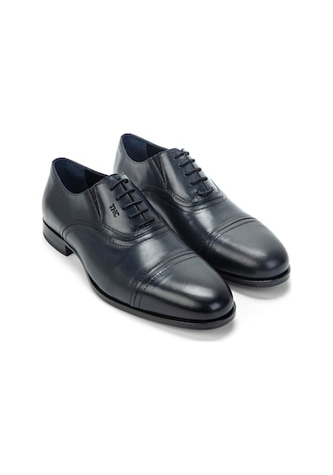 Tamer Tanca Erkek Hakiki Deri Lacivert Klasik Ayakkabı 537 3389 Erk Ayk Sk23/24 Lacıvert