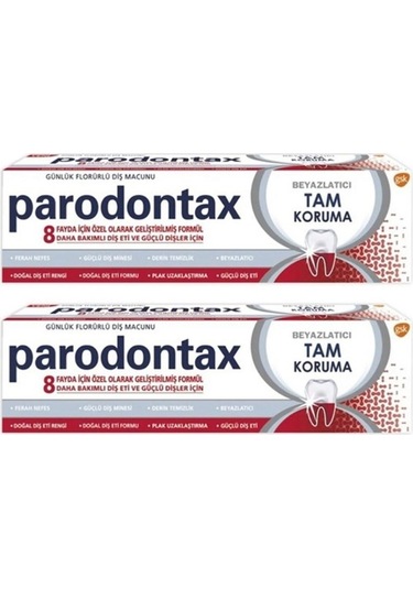 Parodontax Tam Koruma Beyazlatıcı Diş Macunu 2 x 75 ML