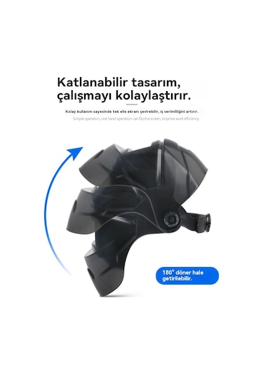 Otomatik Parlaklık Değiştiren Kaynak Koruyucu Maske, Güneş Enerjili Kafa Tipi Argon Ark Kaynak Koruyucu Maske