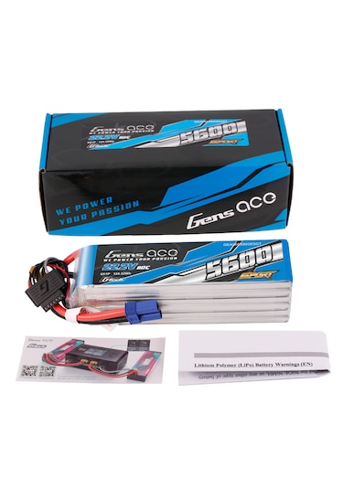 Gens Ace G-tech 6s 22.2v 5600mah 80c Lipo Batarya