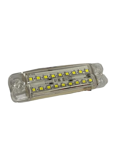 12v-24v Parmak Lamba 18-ledli Beyaz 100 27 Mm