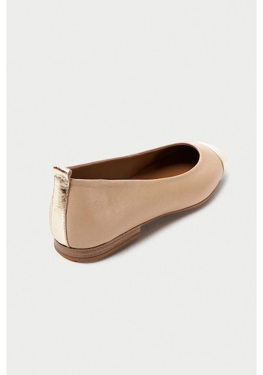 Mubiano Hakiki Deri Collection Kadın Babet Nude - Mcsr1010 - N Ten