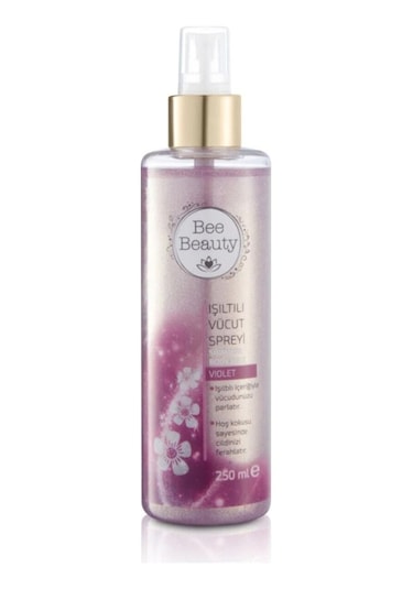 Bee Beauty Violet Işıltılı Vücut Spreyi 250 ML