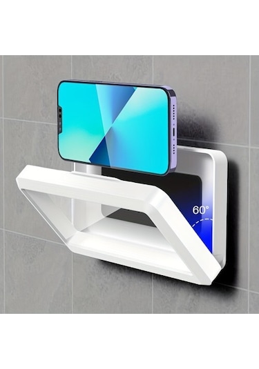 Duş Telefon Kabı Su Geçirmez - 562741420526ett Beyaz