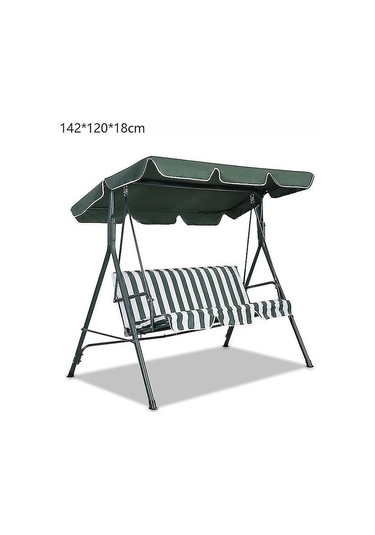 Salıncak Koltuğu Gölgelik Örtüsü 3 Kişilik Açık Bahçe Teras Su Geçirmez Avlu Askısı Çok Renkli 12 Sadece Çatı Örtüsü Diğer