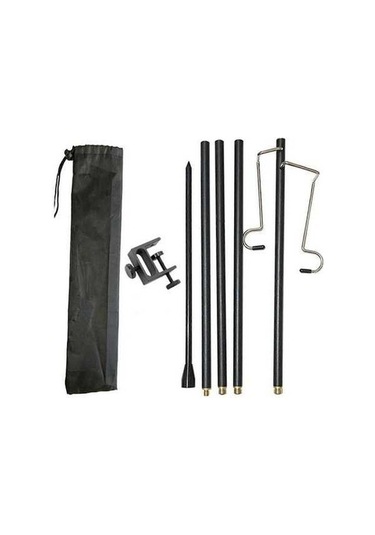 Bloomnest Kamp Lambası Direği - Çıkarılabilir Standı - Hafif Taşınabilir Kamp Feneri - 4 Bölüm - Kancalı - Kamp İçin Uygun Asorti Çok Renkli