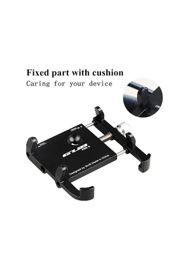 Ebitda Alüminyum Bisiklet Telefon Tutucu Gub Pro2 Siyah Siyah Siyah