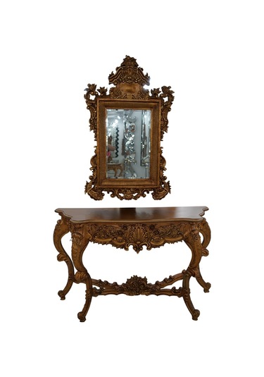 Kca 1302-Kca Oymalı Gold Dresuar