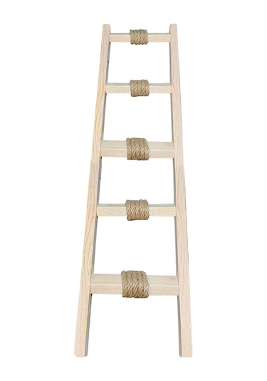 Doğal ahşap duvara monte kedi merdiveni sağ sol uyumlu 60cm