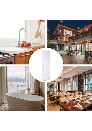 Leezsing Sabunluk Tek Bölmeli Kolay Temizlenebilir Modern Duvara Monte Sabunluk Ev Ticari Kullanımlar Mutfak Banyo Restoran Otel