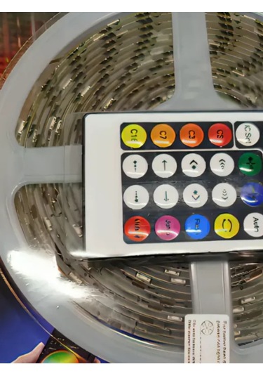 10 Metre, Led Şerit, Usb Bağlantılı, Kumandalı, Ambiyans Işığı Sdr-led-109 Çok Renkli