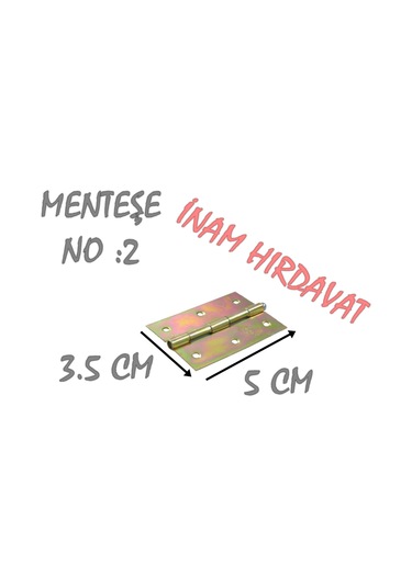 Menteşe No 2 3.5 X 5 Cm