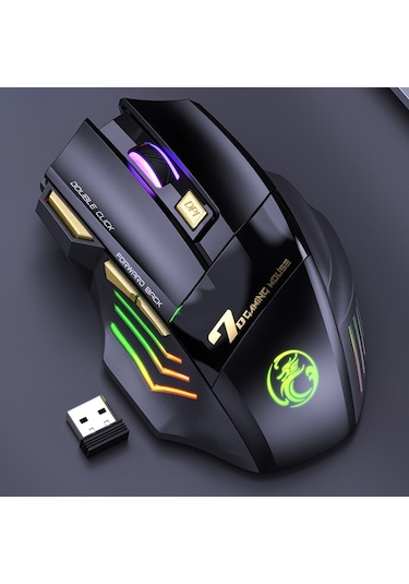 Imice GW-X7 RGB Kablosuz Oyuncu Optik Mouse