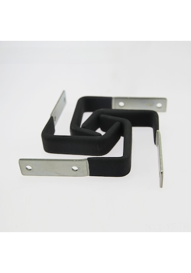 Yifomall Orta Boy Galvanizli Kaplama Kaymaz Engelli L-şekilli Duvar Kanca - 15 Kg Yük Kapasitesi - Oturma Odası Garaj İçin Diğer