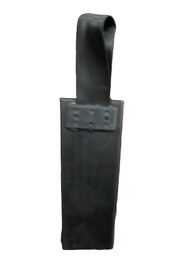 Plastik Bıçak Kütüğü 4 Lü Kasap Kütük Kurban Kütüklük 22x9x5cm Siyah