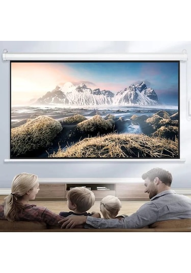 Peak S70 180x180 CM Çerçeveli Projeksiyon Perdesi Beyaz Kasa