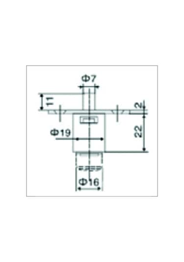 Canex Master İtmeli Çekmece Kilidi 10 Adet
