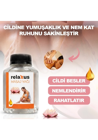 Relaxus Bitki Özlü Naturel Masaj Yağı 100 ML