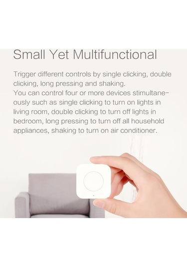 Didadodo Aqara Zigbee Kablosuz Akıllı Anahtar - Ev Otomasyonu İçin Çok Fonksiyonlu Uzaktan Kumanda