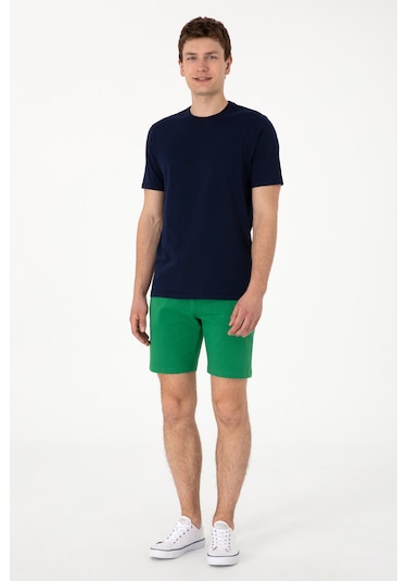 U.s. Polo Assn. Erkek Yeşil Şort Örme 50298062-vr054 Yesıl