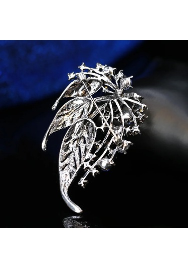 Üst Düzey Zarif Renkli Içi Boş Yaprak Broş Palto Kardigan Takım Pim Broş B9-6-7881 B9-6-7881 Çok Renkli